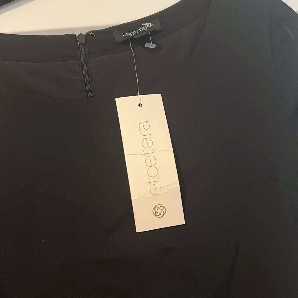 NWT Etcetera black midi dress - Picture 4 of 7